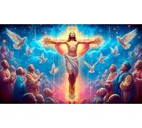 Religion de Jésus 1000 pièces Puzzle pour Adultes et Enfants de 12+ Ans Extremement Difficile Idée Cadeau Parfaite 70x50cm/1000pcs