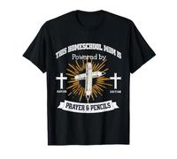 Religion Homeschool Mom Rentrée à l'école Christian Funny T-Shirt