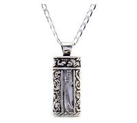 Religion Musulmane Pendentif Musulman de supplication en argent estampillé 925 Jawshan Epée de Zulfikar PA11