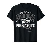 Religion My God is Stronger Than Parkinson 's Awareness T-Shirt