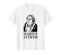Religion Protestant Église Confirmation Bible Martin Luther T-Shirt