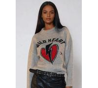 Religion Religion Beige Wild Heart Crew Neck Jumper