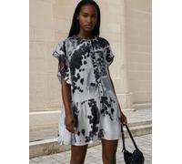 Religion Religion Black Ara Tunic Dress with Ruffle Sleeves and Lace Trim Black EU 40 (UK 12)