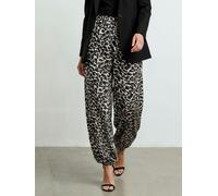 Religion Religion Leopard Animal Print Helena Balloon Pants With Fitted Waistband And Elasticated Cuffs