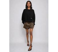 Religion Religion Natural Maeva 100% Cotton Shorts In Mixed Leopard Print Natural EU 44 (UK 16)
