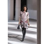 Religion Religion Nude/Pink Diana Tunic Dress With Neck Tie In Rose Heart Print Nude/Pink 8