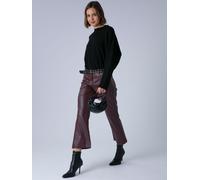 Religion Religion Pantalon Boot Cut en faux cuir Nebula en finition mate