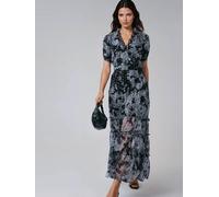 Religion Religion romantique mais décontractée, la robe longue Jessie est confectionnée dans un jacquard scintillant Noir EU 42 (UK 14)