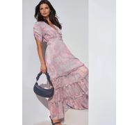 Religion Religion romantique mais décontractée, la robe longue Jessie est confectionnée dans un jacquard scintillant Rose EU 42 (UK 14)