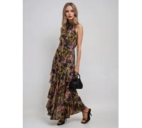 Religion Religion Yellow Taylor Maxi Dress With Full Frill Skirt Yellow EU 36 (UK 8)