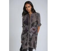 Religion Robe Tunique Religion Diana avec cravate à Imprimé Fleuri foncé Vert 14