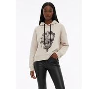 Religion Sweat-shirt à capuche Religion Flora raccourci avec graphique crâne couleur eau