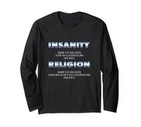 Religion VS Insanity - Anti Religion des Athéistes Manche Longue