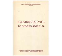 Religions, Pouvoir, Rapports Sociaux
