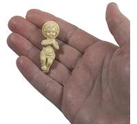 Religious Gifts Jesus Christ Child Figurine 1 3/4 Inch Plastic Baby for Nativity Set or Kings Cake