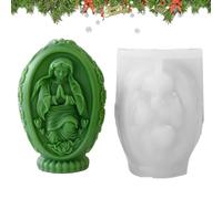 Religious Soap Mold, Easter Theme 3D Virgin Mary Plaster Casting Mold, Durable Statue Making Molder for Fondant, Sculpture, Gypsum, Resin Art, Holiday Crafts, Personal Projects