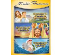 Religious Triple Feature: The Last Supper, Crucifixion And Resurrection/The Story Of Moses/The Miracle Of Jesus DVD by N/a