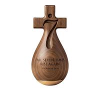Religious Wood Statue, Catholic Art Figurine, Handcrafted Devotion Decor