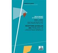 Relire Benveniste Emile Brunet (Auteur), Rudolf Mahrer (Auteur)