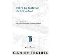Relire La Tentation de l'Occident - Hélène Baty-Delalande - Hermann - broché - Essai