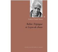 Relire Triptyque et Leçon de choses Pascal Mougin (Auteur), Cécile Yapaudjian-Labat (Auteur)