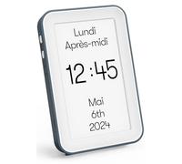 Relish - Horloge de démence avec connexion journalière, calendrier numérique avec jour, date et heure, grand écran clair, options personnalisées