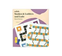 Relish Jeu de société 2 en 1 Serpents et échelles et Ludo | Jeu de société facile, couleur forte et design clair pour personnes âgées souffrant de démence et de perte de mémoire (avec cartes de dés