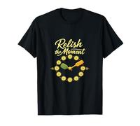 Relish The Moment Pickleball Horloge Graphique rétro T-Shirt