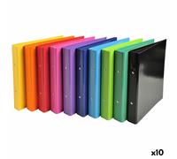 Reliure à anneaux Exacompta Multicouleur A5 [10 Unités]