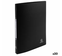 Reliure à anneaux Exacompta Noir A4 [20 Unités]