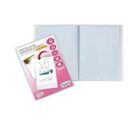 Reliure à anneaux Favorit avec enveloppes fixes et pochette frontale personnalisable - 10 feuilles transparentes - 22x30 cm A4