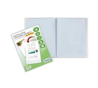 Reliure à anneaux Favorit avec enveloppes fixes et pochette frontale personnalisable - 50 feuilles transparentes - 22x30 cm A4