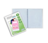 Reliure à anneaux Favorit avec enveloppes fixes et pochette frontale personnalisable - 50 feuilles transparentes - 15x21 cm A5