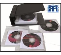 Reliure à anneaux recueillir l'album CD A5 Bleu Safe 497+20