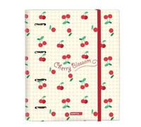 Reliure À Anneaux - Safta - Cherry - A4 - Beige - Polyester 300d - 4 Anneaux 35 Mm