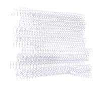 Reliure à peigne plastique, 11/13/19 mm diamètre, transparent, 20 pcs pour documents A4 Office Supplies