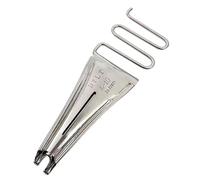 Reliure à point noué pour machine à relier par le bas - Qualité supérieure - Bords incurvés - 24 mm - Argenté