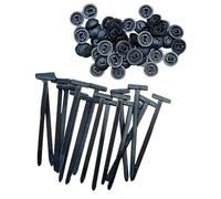 Reliure de câbles en nylon robuste et résistant - Sangles de verrouillage automatique - Clips de faisceau de câblage pour réparation maison et extérieur - Organisateurs de câbles en nylon haute