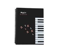 Reliure de musique en plastique pour documents de musique - Organisateurs de certificats - Convient pour les musiciens, les étudiants, les présentations