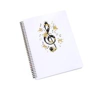 Reliure de musique en plastique pour documents de musique - Organisateurs de certificats - Convient pour les musiciens, les étudiants, les présentations