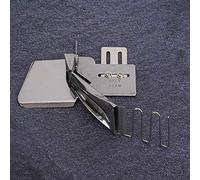 Reliure de Ruban d'attachement de Double Dossier réglable, Pied presseur pour Couture Plate, Compatible Accessoires Machine à Coudre Industrielle 45 mm