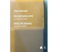 Reliure enveloppe / Envelope binding Une recherche du minimal - Clara Gevaert - Esperluète Eds - relié - Manuel