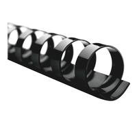 Reliure GBC CombBind, reliure de 2,5 cm de diam tre, noire, capacit de 320 feuilles, 100 reliures (4200010)