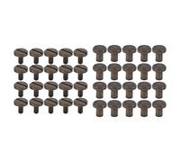 Reliure Rivets Vis Studs Set Zinc Alloy Fasteners for DIY Crafts BookBinding Accessoires