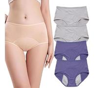 Relivira 2026 Soutien du plancher pelvien et sous-vêtements étanches, sous-vêtements de soutien du prolapsus soutient les sous-vêtements de plus de 60 ans, 4 pièces-J, 5XL