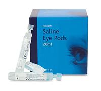 Reliwash 901 Saline Eye Wash Pods, 20 mL (Pack of 25)