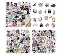 RELKLYU 150 Morceaux D'Autocollants De Graffiti Rétro, Autocollants Imperméables, Autocollants De Personnalité Créatifs, Peuvent Décorer des Vélos, des Planches À roulettes, des Valises.