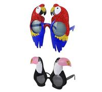 RELKLYU 2 Morceaux De Lunettes De Perroquet, Lunettes De Soleil Créatives Et Amusantes, Accessoires De Costumes De Fête, Accessoires Photo.