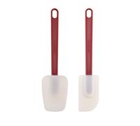 RELKLYU 2 Pièces Bromadeau en Silicone, Gratte-Ciel De Poignée Longue De Pâte Créative, Réutilisable, Poignée De Confort Ergonomique, Spatule À Outil De Cuisson De Cuisine.