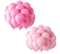 RELKLYU 40 Ballons, Décoration Rose, Accessoires De Mariage, Mise en Page De La Scène Photo, Protection De l'environnement Et Sécurité.